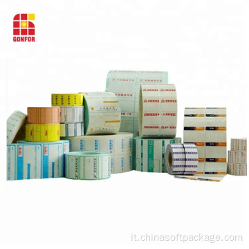 Film laminato laminato in plastica per semi